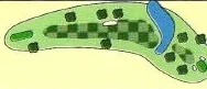 Legendary Oaks Hole 1 illustration